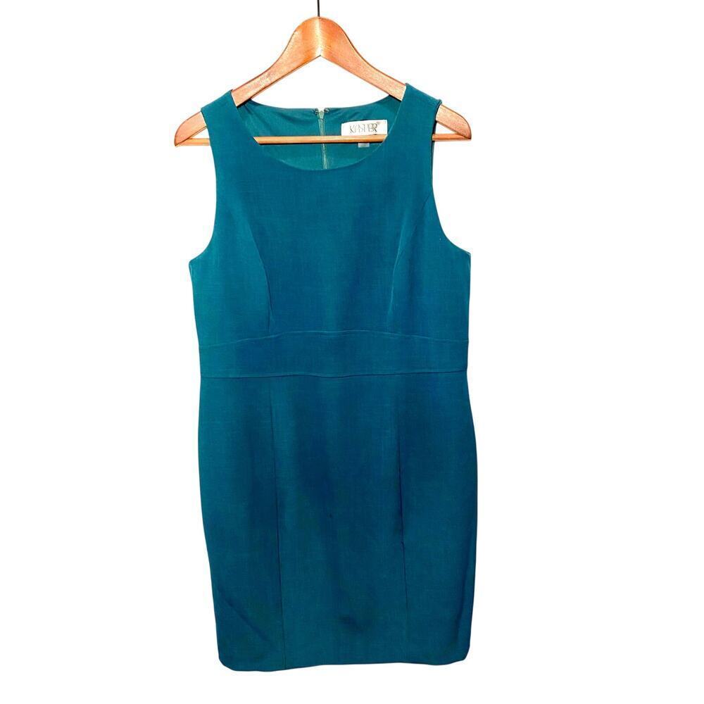 Kasper Green Women's Sheath Dress Size 10P